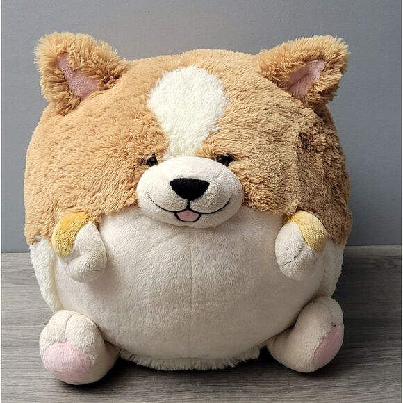 Squishable 2016 Round Corgi XL‎ Tan Plush Stuffed Animal - Picture 1 of 12